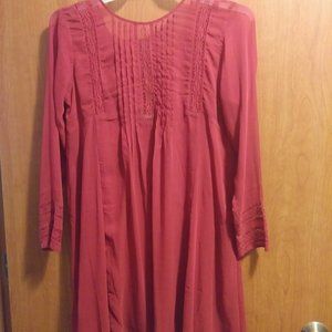 Abercrombie & Fitch 2 pc dress. Wine color